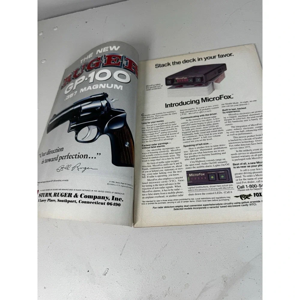 July‎ 1986 American Rifleman NRA Magazine Handgun Shotgun Hunting Camouflage